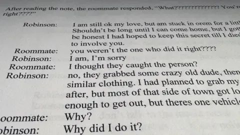 Exclusive Message Log Between Conservative Commentator Accused and Roommate