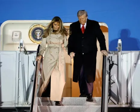 President Trump Preparing to Meet the King while Demonstrators Convene in the UK