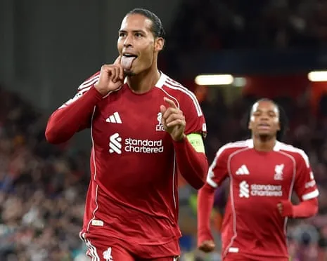 Van Dijk heads last-gasp decisive goal versus Spanish giants